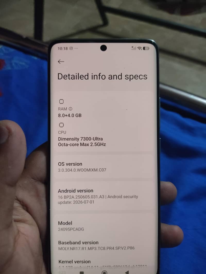 Poco x7 15