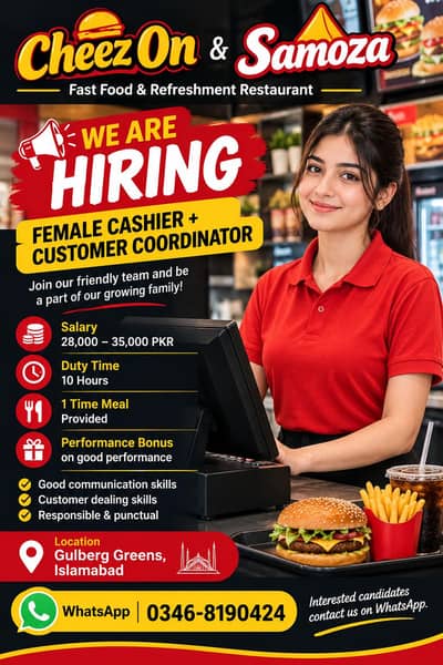 Cashier+customer coordinate