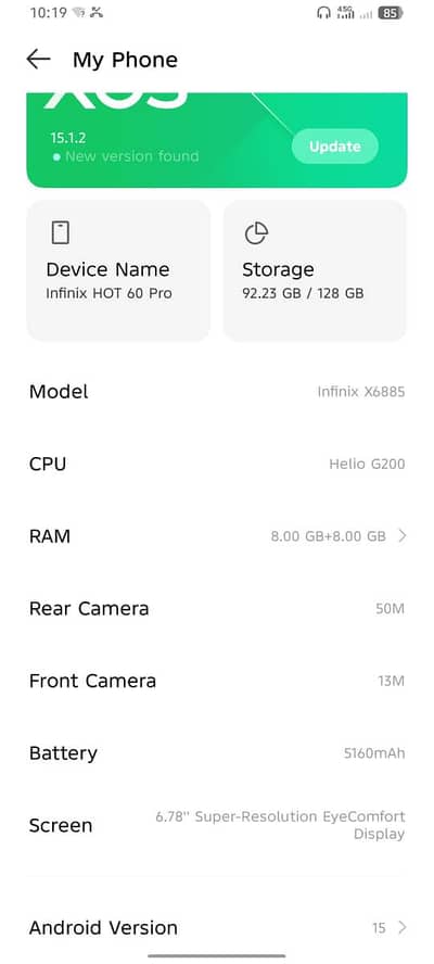 Infinix hot 60 pro