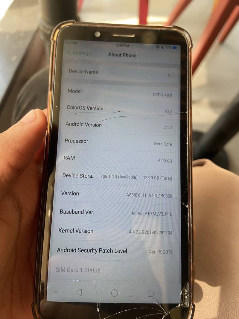 OPPO A83 4