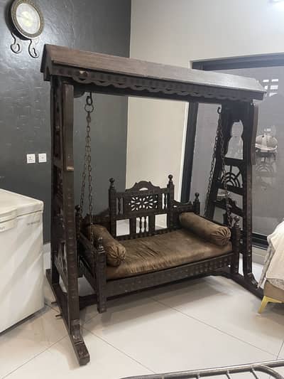 wooden swing luxury
