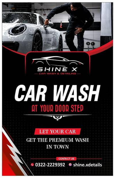 Car Wash and Detailing available at your Door Step in Bahawalpur