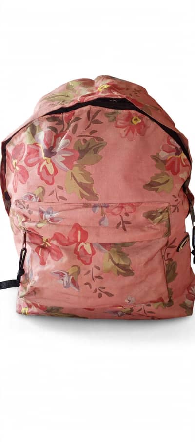 pink floral school bag important quality bagpack for girls