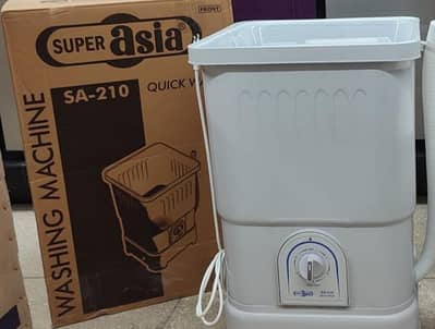 super Asia baby washing machine SA-210 semi automatic