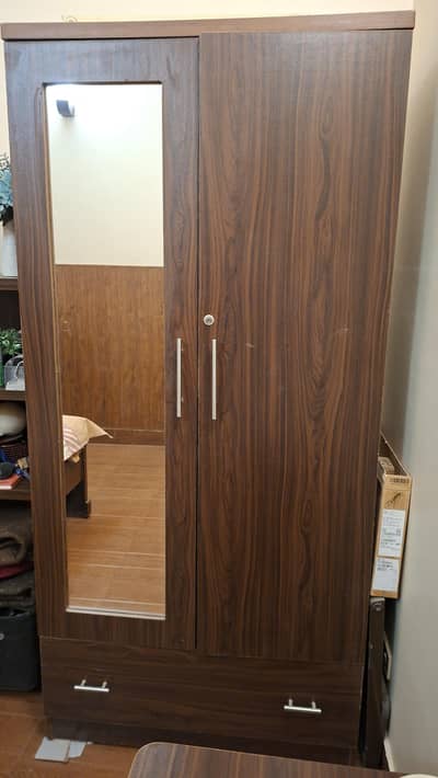 Two door wardrobe for sale