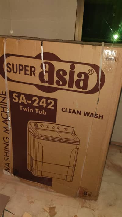 Super Asia washing machine twin tub