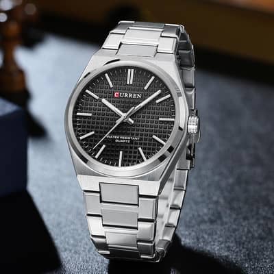 "CURREN 8439 Men's Stainless Steel Watch"
