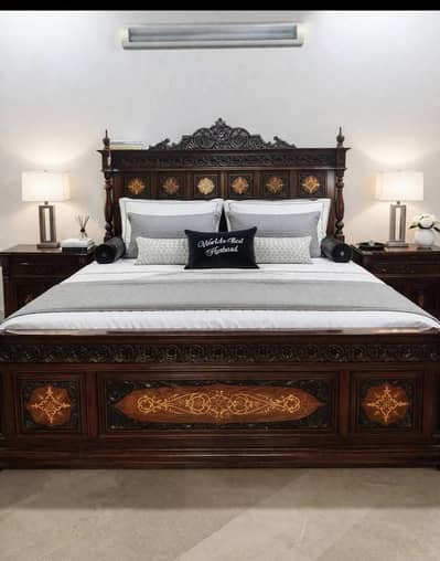 Solid Wood Bed
