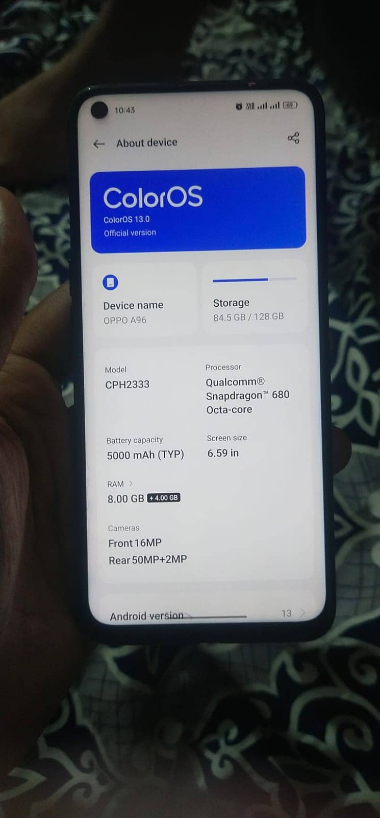 OPPO A96 5