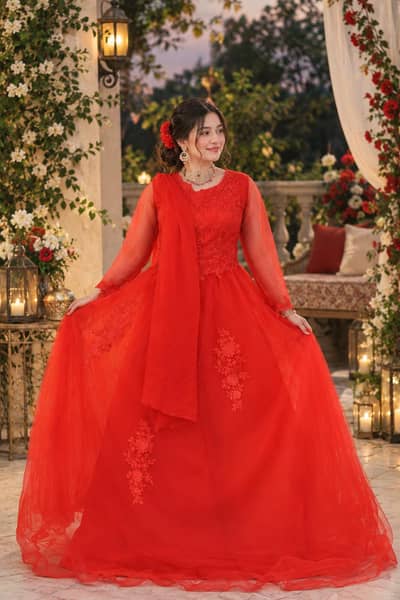 Red Barbie Maxi – Preloved | Rs. 5,000