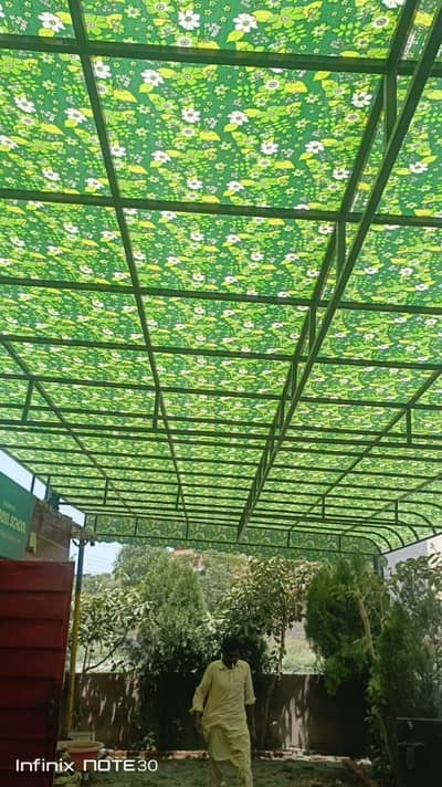 Fiber sheet works, Fiber glass shads, car parking shads, Fiber Sheds. .