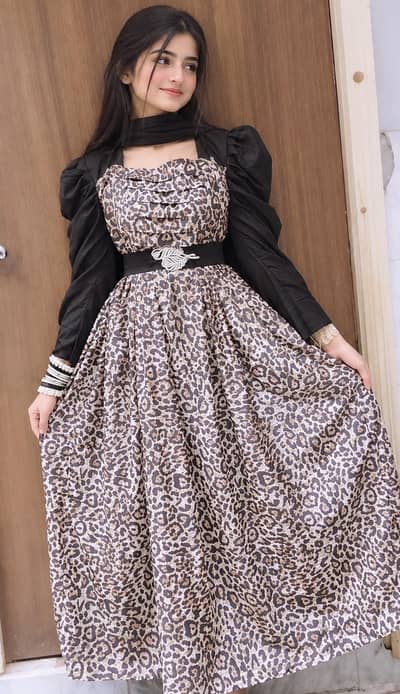 Leopard Print Maxi | Preloved | Rs. 2,200