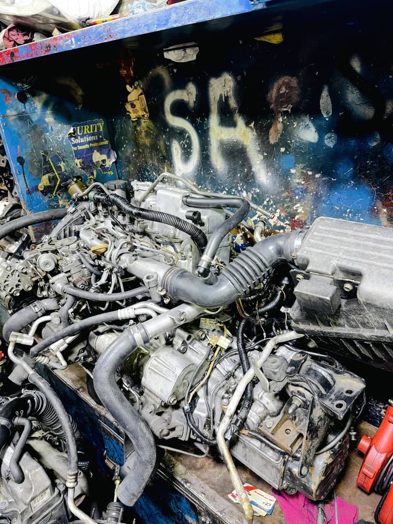2C Desil engine with gear warring full complete model 2005-2010 3
