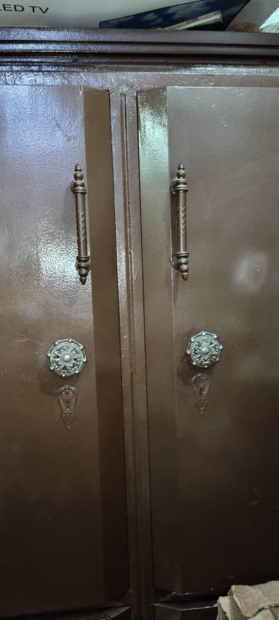 2 Door Safe Almari metal body (Clothes wardrobe)