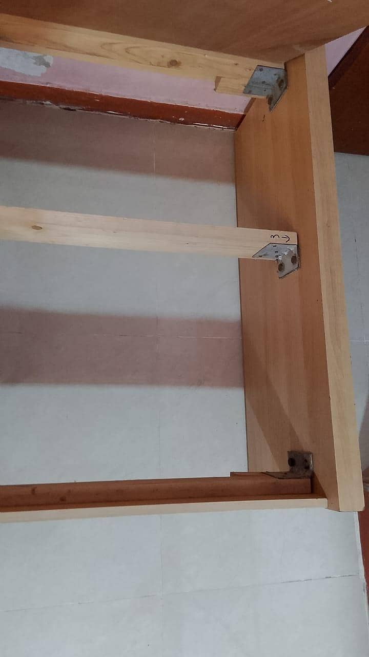 Single bed with two almari 2