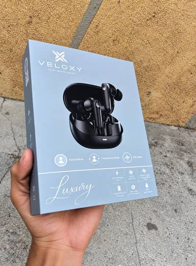 Veloxy True Wireless Earbuds – ANC | Transparency Mode