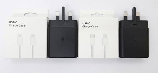 Samsung Super Fast 45 watt Charger with Type C Cable