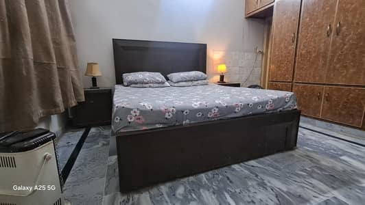 King size Bed with side tables