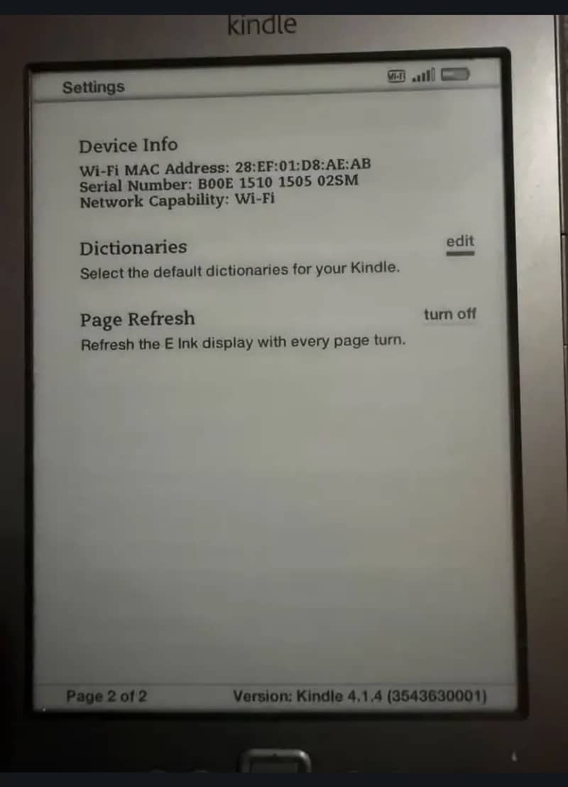 Amazon Kindle 4th Gen E-Reader – Lightweight & Perfect Working 2