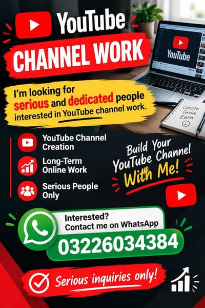 I Have Online Work serious person contact me