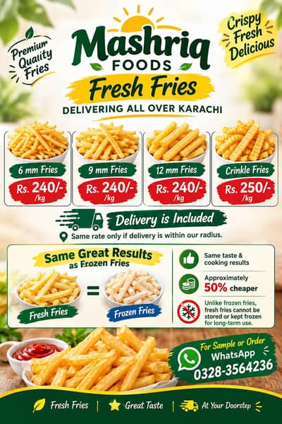 Fresh Cryspy Fries
