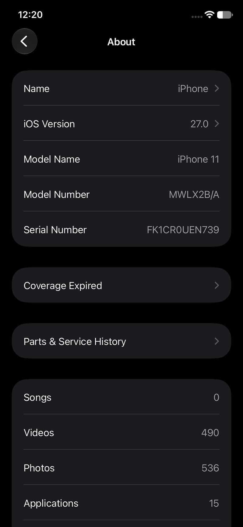 Apple iPhone 11 10