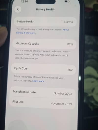 Apple iPhone 15 Pro Max (JV)256gb