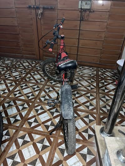 Morgan cycle used red colour with bill only in 15k