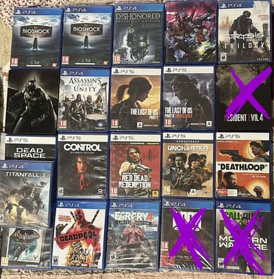 NEW and USED PS4/PS5 games
