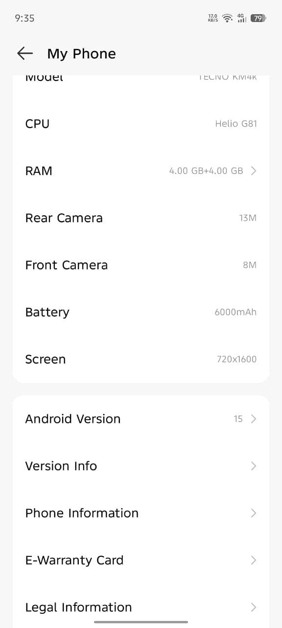 Tecno Other Model 5