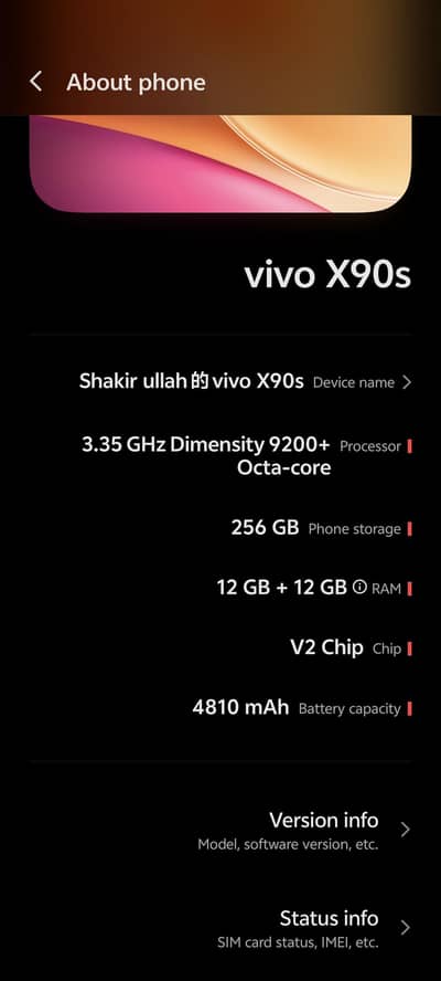 Vivo X90s