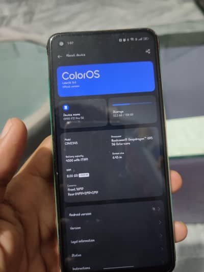 OPPO F21 Pro 5g box available.