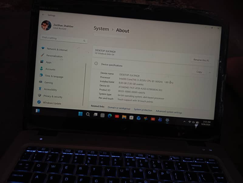 HP laptop 2