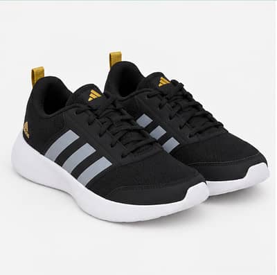Original Adidas Pomazor M Joggers, UK 10, Black/Grey/Gold