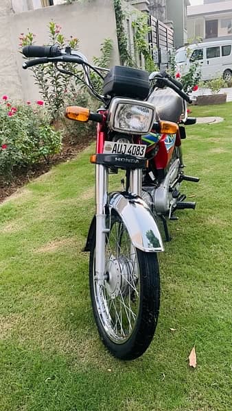 Honda CD 70 2024 Model  Red Colour
