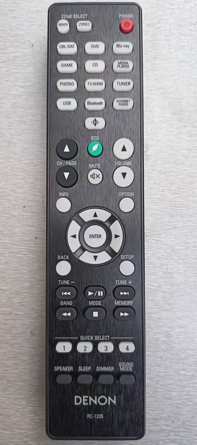 Original Denon Remote for AV Receiver and amplifiers