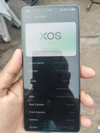 Infinix Note 50 Pro 12+12gb 256gb with box charg 10/10 condition