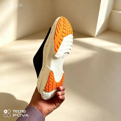 leather uper skecher sole hand maded