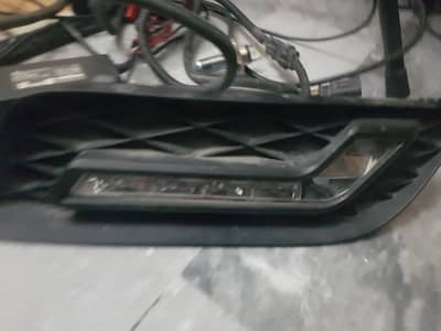 civic x front bumper led lights