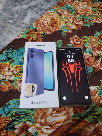 Samsung A06 PTA approved with box in warranty