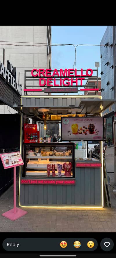 FOOD CART/ FOOD  KIOSK / BAKERY SETUP/ FOOD CONTAINER