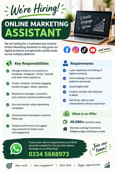 Online Marketing Assistant