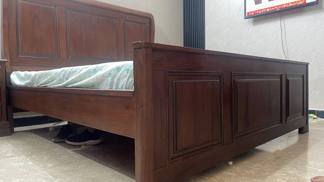 Solid Wood Bed set 7