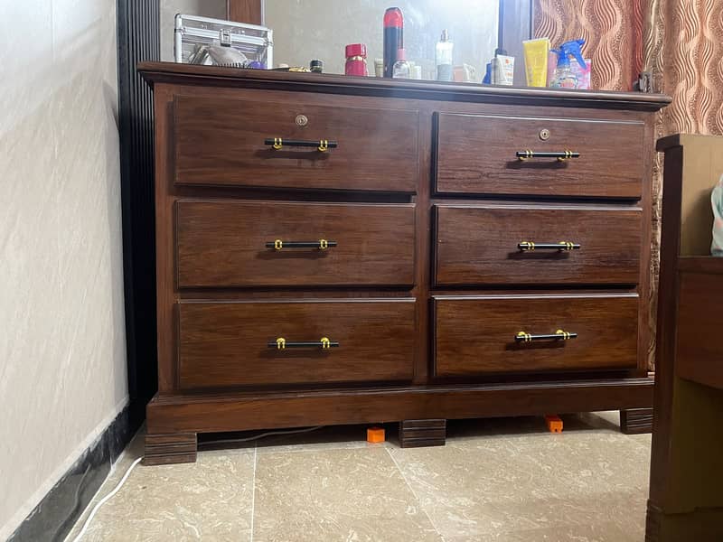 Solid Wood Bed set 9
