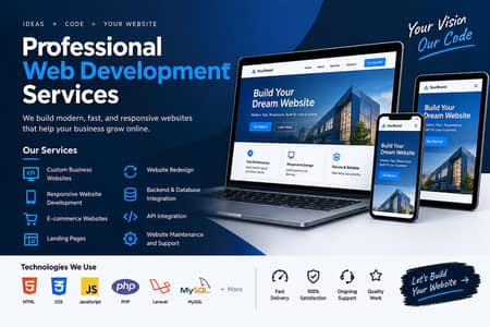 Website Development for Your Business Custom Web Development & Design