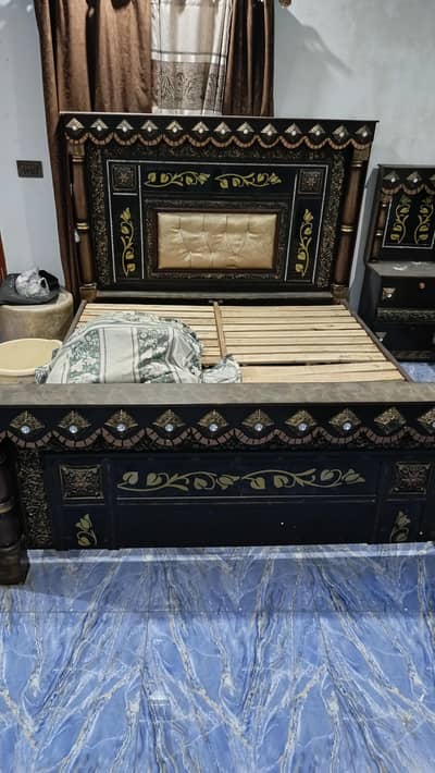 king size beds with side tables and dressing table and 2 chairs