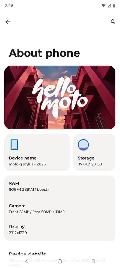 Motorola Moto G Stylus