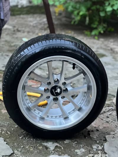 Kranze Deep Dish 15" Alloy Wheels + Falcon Tyres