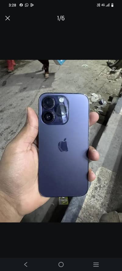 Apple iPhone 14 Pro just battery change wo b original health wali 84 h