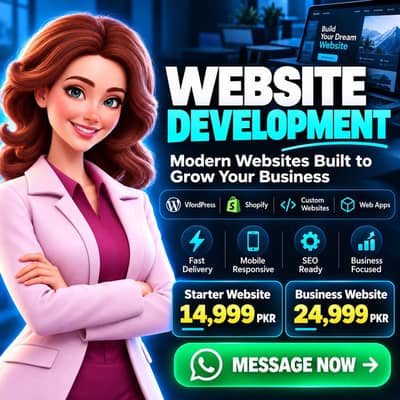 Website Development Karachi | WordPress Shopify Ecommerce Website